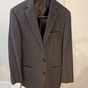 Ralph Lauren Men's Brown Check Blazer